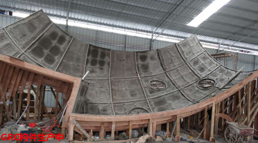 GRC構(gòu)件生產(chǎn)中 GRC構(gòu)件生產(chǎn)中