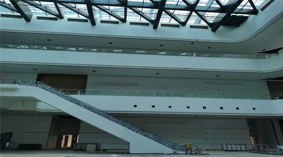 GRG中庭攔河造型 GRG中庭攔河造型