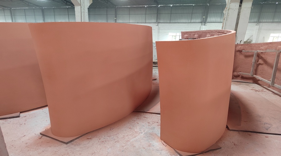 彩色GRC幕墻構件 彩色GRC幕墻構件