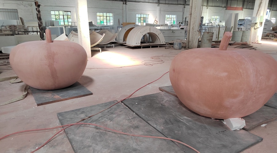 GRC蘋果車檔隔離墩造型 GRC蘋果車檔隔離墩造型