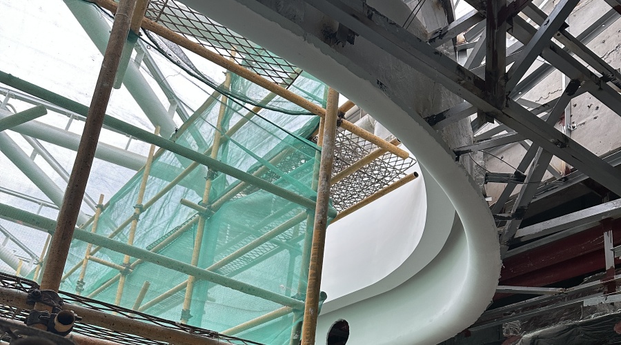 廣州國際金融城君超商場GRG吊頂攔河項目 廣州國際金融城君超商場GRG吊頂攔河項目