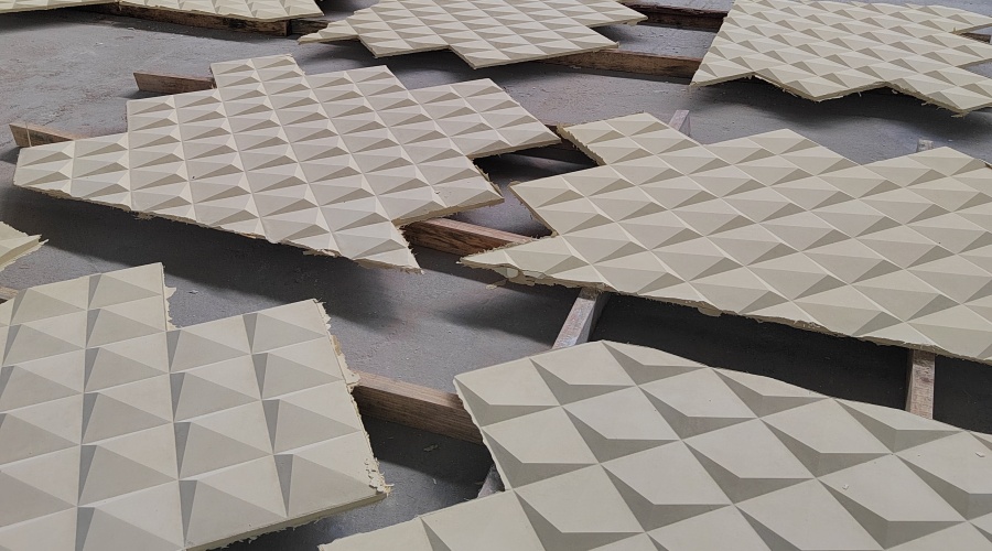 南京GRC菱形板造型的工程案例 南京GRC菱形板造型的工程案例