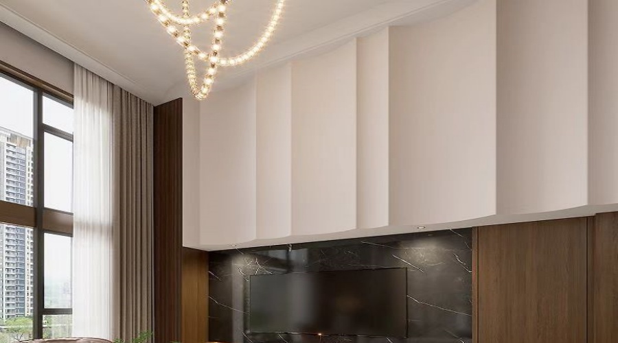 三亞客廳GRG背景墻造型項目 三亞客廳GRG背景墻造型項目