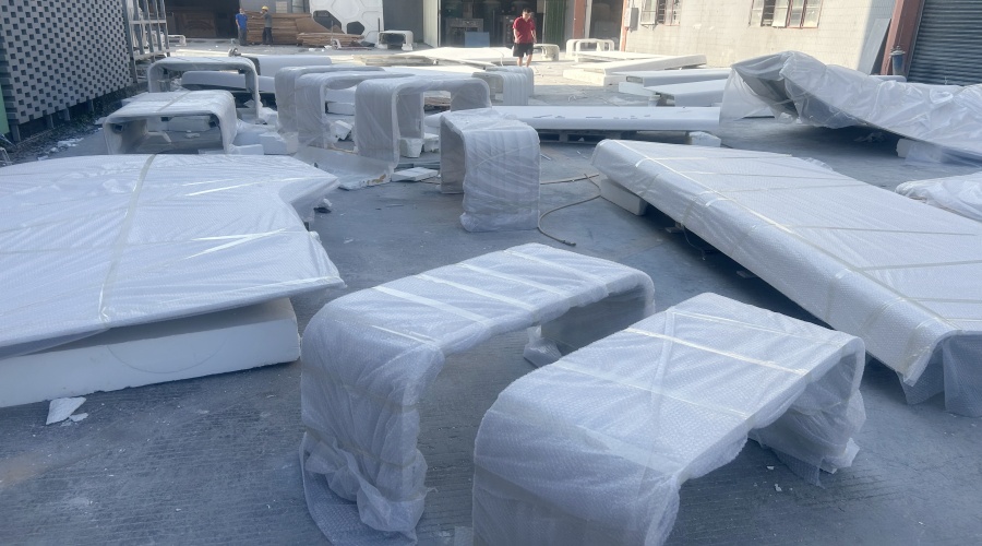 安徽合肥華蓋售樓部UHPC曲面板工程 安徽合肥華蓋售樓部UHPC曲面板工程